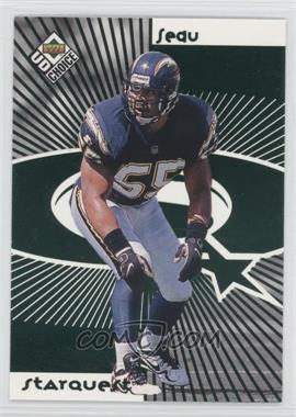 1998 Upper Deck UD Choice - Starquest/Rookquest - Green #SR05 - Junior Seau, Takeo Spikes