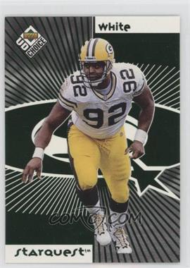 1998 Upper Deck UD Choice - Starquest/Rookquest - Green #SR08 - Reggie White, Andre Wadsworth