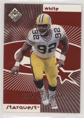 1998 Upper Deck UD Choice - Starquest/Rookquest - Red #SR08 - Reggie White, Andre Wadsworth