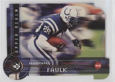 1998 Upper Deck UD3 - [Base] - Die-Cut #90 - Marshall Faulk /2000