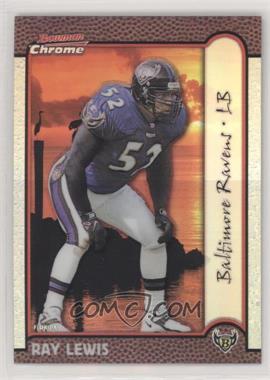 1999 Bowman Chrome - [Base] - Interstate Refractors #27 - Ray Lewis /100