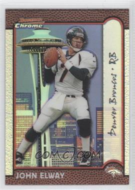 1999 Bowman Chrome - [Base] - Interstate Refractors #50 - John Elway /100