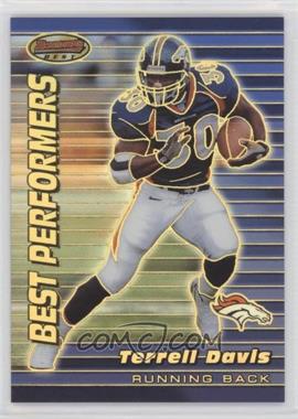 1999 Bowman's Best - [Base] - Refractor #93 - Terrell Davis /400
