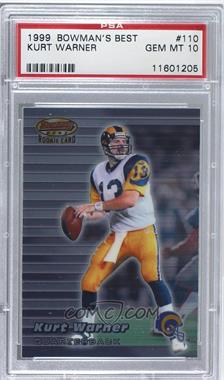 1999 Bowman's Best - [Base] #110 - Kurt Warner [PSA 10 GEM MT]