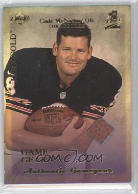 1999 Collector's Edge 1st Place - Rookie Gamegear - Hologold #RG7 - Cade McNown