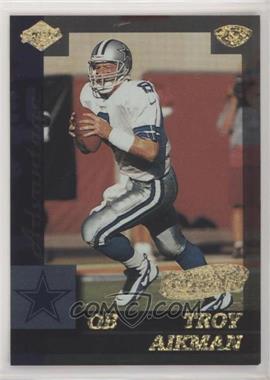 1999 Collector's Edge Advantage - [Base] - Hologold #40 - Troy Aikman /50