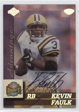 1999 Collector's Edge Advantage - [Base] - Rookie Autographs #165 - Kevin Faulk