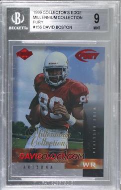 1999 Collector's Edge Fury - [Base] - Millennium Collection Red #156 - Rookie - David Boston [BGS 9 MINT]