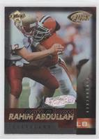 Rookie - Rahim Abdullah