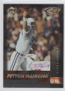 1999 Collector's Edge Fury - [Base] - Preview Galvanized #89 - Peyton Manning