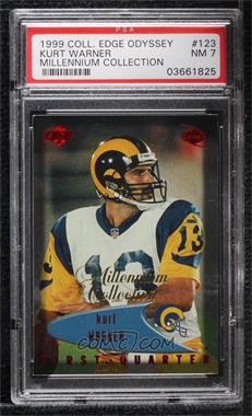 1999 Collector's Edge Odyssey - [Base] - Millennium Collection Red #123 - Kurt Warner [PSA 7 NM]