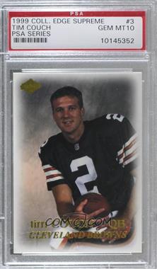 1999 Collector's Edge Supreme - PSA Series #PSA3 - Tim Couch [PSA 10 GEM MT]