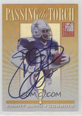 1999 Donruss Elite - Passing the Torch - Autographs #5 - Emmitt Smith /1500 [Noted]