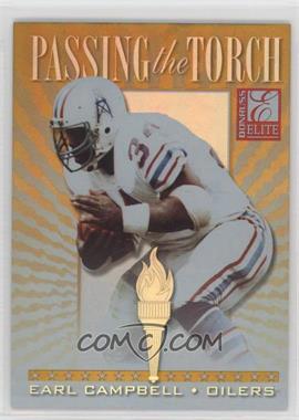 1999 Donruss Elite - Passing the Torch #7 - Ricky Williams, Earl Campbell /1500