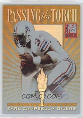 1999 Donruss Elite - Passing the Torch #7 - Ricky Williams, Earl Campbell /1500