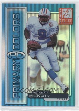 1999 Donruss Elite - Primary Colors - Blue #22 - Steve McNair /950