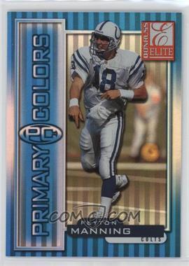 1999 Donruss Elite - Primary Colors - Blue #35 - Peyton Manning /950