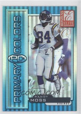 1999 Donruss Elite - Primary Colors - Blue #39 - Randy Moss /950