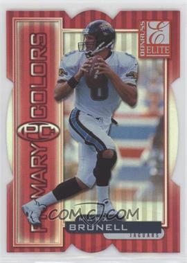 1999 Donruss Elite - Primary Colors - Red Die-Cut #13 - Mark Brunell /75