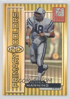 1999 Donruss Elite - Primary Colors - Yellow #35 - Peyton Manning /1875