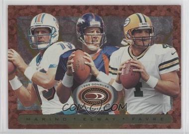 1999 Donruss Preferred QBC - [Base] #45 - John Elway, Dan Marino, Brett Favre [EX to NM]