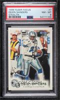 Deion Sanders [PSA 8 NM‑MT] #/300