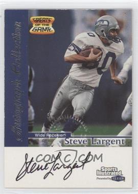 1999 Fleer Sports Illustrated - Autograph Collection #_STLA - Steve Largent