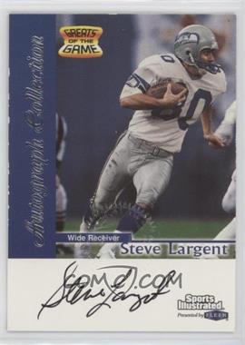 1999 Fleer Sports Illustrated - Autograph Collection #_STLA - Steve Largent