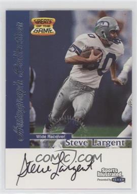 1999 Fleer Sports Illustrated - Autograph Collection #_STLA - Steve Largent