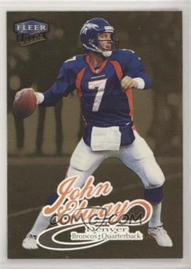 1999 Fleer Ultra - [Base] - Gold Medallion Edition #190G - John Elway