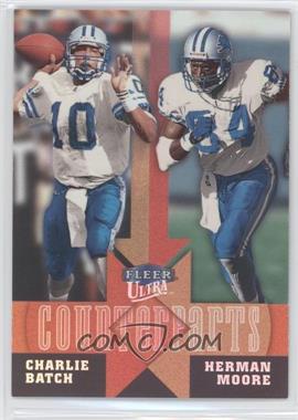 1999 Fleer Ultra - Counterparts #13 CP - Charlie Batch, Herman Moore