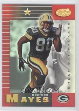 1999 Leaf Certified - [Base] - Mirror Red #39 - Derrick Mayes