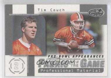 1999 Leaf Certified - Fabric of the Game #FG23 - Tim Couch /1000