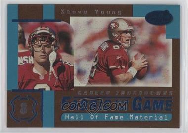 1999 Leaf Certified - Fabric of the Game #FG30 - Steve Young /250