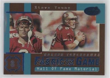 1999 Leaf Certified - Fabric of the Game #FG30 - Steve Young /250