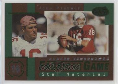 1999 Leaf Certified - Fabric of the Game #FG40 - Jake Plummer /750