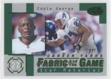 1999 Leaf Certified - Fabric of the Game #FG63 - Eddie George /750