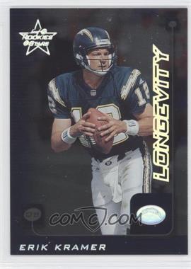 1999 Leaf Rookies & Stars - [Base] - Longevity #160 - Erik Kramer /50