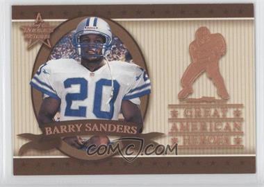 1999 Leaf Rookies & Stars - Great American Heroes #GAH-20 - Barry Sanders /2500