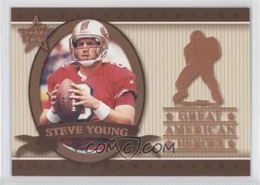 1999 Leaf Rookies & Stars - Great American Heroes #GAH-25 - Steve Young /2500