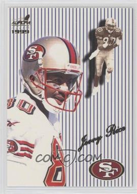 1999 Pacific Aurora - [Base] - Pinstripes #129 - Jerry Rice