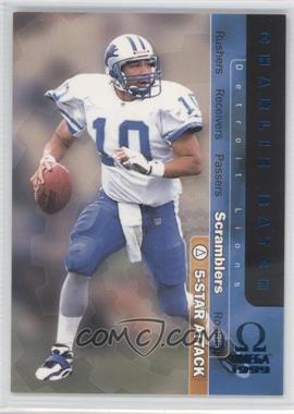 1999 Pacific Omega - 5-Star Attack - Foil #9 - Charlie Batch /100