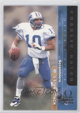 1999 Pacific Omega - 5-Star Attack #9 - Charlie Batch