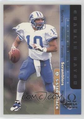 1999 Pacific Omega - 5-Star Attack #9 - Charlie Batch