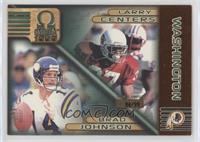 Larry Centers, Brad Johnson #/99