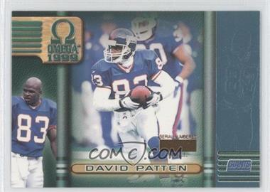 1999 Pacific Omega - [Base] - Platinum Blue Missing Serial Number #158 - David Patten