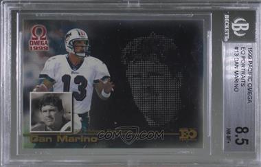 1999 Pacific Omega - EO Portraits #13 - Dan Marino [BGS 8.5 NM‑MT+]