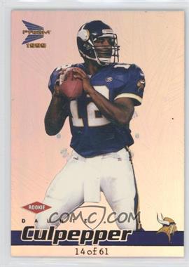 1999 Pacific Prism - [Base] - Premiere Date #80 - Daunte Culpepper /61