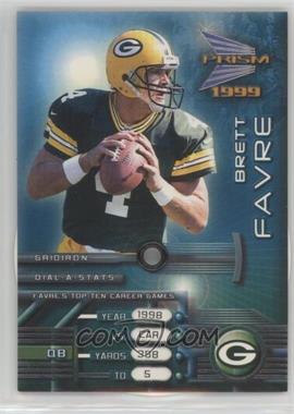 1999 Pacific Prism - Dial-A-Stats #5 - Brett Favre [Noted]