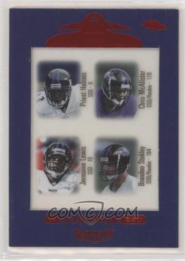 1999 Playoff Absolute SSD - [Base] - Green Border #132 - Priest Holmes, Chris McAlister, Jermaine Lewis, Brandon Stokley